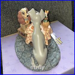 The Disney Store Lady and the tramp Figurine music box