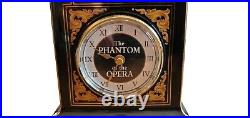 The San Francisco Music Box Co The Phantom Of The Opera Clock Mantle Piece MINT