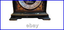 The San Francisco Music Box Co The Phantom Of The Opera Clock Mantle Piece MINT