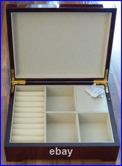 The San Francisco Music Box Company Monet Water Lilies Pink Jewelry Box
