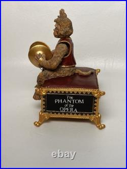 The San Francisco Music Box Company Phantom of the Opera Musical Monkey Figurine The San Francisco Music Box Company Phantom of the Opera Musical Monkey Figurine