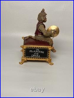 The San Francisco Music Box Company Phantom of the Opera Musical Monkey Figurine The San Francisco Music Box Company Phantom of the Opera Musical Monkey Figurine