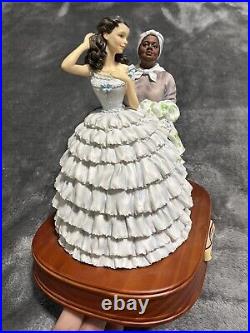 The San Francisco Music Box Gone With The Wind Scarlett Help With Hair Figurine