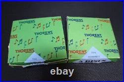 Thoren's Automatic Disk MUSIC BOX Wood Case 10 Disc Christmas & Other Songs VTG