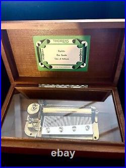 Thorens 3/50 Music Box Plays Rigoletto, Blue Danube, Tales of Hoffman. VIDEO Thorens 3/50 Music Box Plays Rigoletto, Blue Danube, Tales of Hoffman. VIDEO