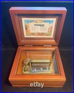 Thorens 36 Note Music Box. Walnut. Waltz, Die Forelle, Barcarolle. SEE VIDEO