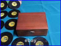 Thorens AD30 music box working great with 17 discs see video to hear it play
