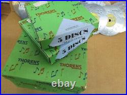 Thorens Disk Music Box AD30W Made In Switzerland With 15 Disks And Original Box