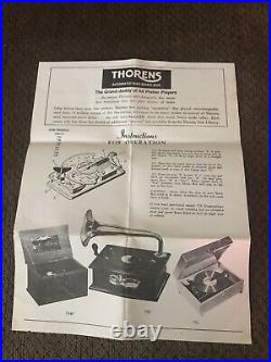 Thorens Gramophone Ad30 Automatic 4 1/2 Disc Player With 19 Discs