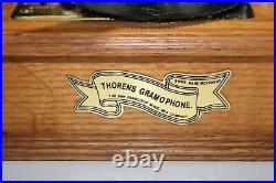 Thorens Gramophone Music Box 7 Discs WORKS READ