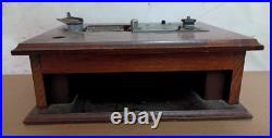 Thorens Gramophone antique swiss made with 5 Discs Parts only NO Wind up crank