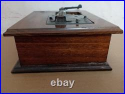 Thorens Gramophone antique swiss made with 5 Discs Parts only NO Wind up crank