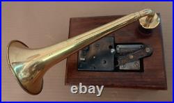 Thorens Gramophone antique swiss made with 5 Discs Parts only NO Wind up crank