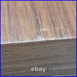 Thorens Music Box 2 Songs Cylinder Switzerland Shield Wood Box