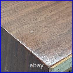 Thorens Music Box 2 Songs Cylinder Switzerland Shield Wood Box