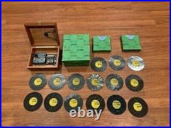 Thorens Music Box Disc Player AD30W with 15 Discs Switzerland