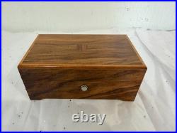 Thorens Music Box Wooden Made In Switzerland Functional Works 3 Songs 50 Notes