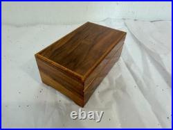 Thorens Music Box Wooden Made In Switzerland Functional Works 3 Songs 50 Notes