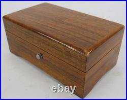 Thorens Swiss No. 30 Wind-Up Wooden Cylinder Music Box in Wooden Case. 4 Airs