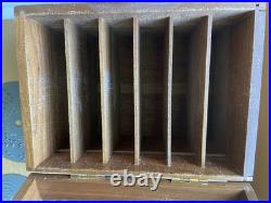 Thorens Switzerland 41 music discs in Wooden Box with Original Papers Rare