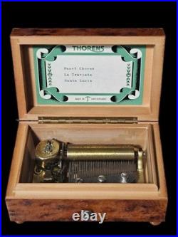 Thorens Vintage Swiss Music Box 3 Song 4x5.1/2x2.1/2