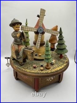 Thorens Vintage Swiss Music Box In Working Condition Made In Switzerland