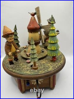 Thorens Vintage Swiss Music Box In Working Condition Made In Switzerland