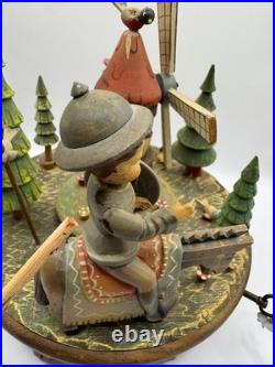 Thorens Vintage Swiss Music Box In Working Condition Made In Switzerland