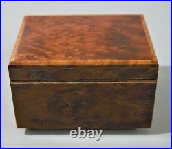 Thorens Ww1 Burl-wood Music Box / Souvenir Photo Box