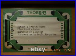 Thorens (pre-reuge) Thuya Wood 4 Tune 50 Note Music Box (see Video)