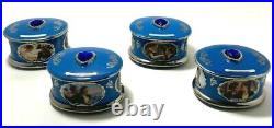 Titanic Heirloom Porcelain Music Box Collection Lot of 4 Individual Music Boxes
