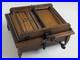 Title-Antique-Wood-Tabletop-Hand-Crank-Roller-Organ-Organette-No-Cobs-As-Is-01-xp