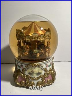Tobin Fraley American Treasures Carousel Water Globe No 673/5000 Limited Edition