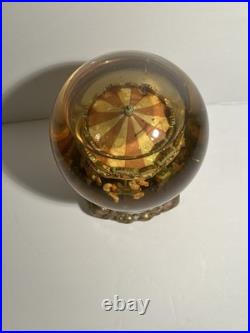 Tobin Fraley American Treasures Carousel Water Globe No 673/5000 Limited Edition