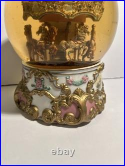 Tobin Fraley American Treasures Carousel Water Globe No 673/5000 Limited Edition