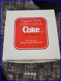 Together With Coca Cola Action Musical Box WORKS Lights And Music 1995 With Box