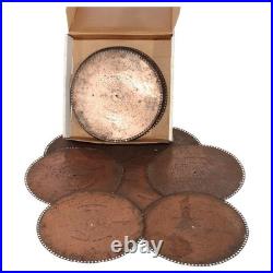 Twenty Antique Regina Music Box Perforated 15.5 Disks C1900