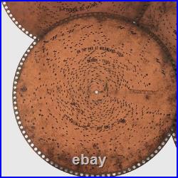 Twenty Antique Regina Music Box Perforated 15.5 Disks C1900