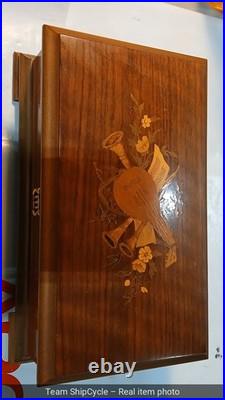 U23572 REUGE SainteCroix Music Box Switzerland 372 3 Songs 72 Notes G2U