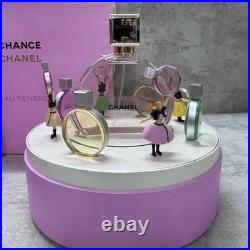 Used CHANCE CHANEL Limited Pink Rechargeable Music Box without 100ml Perfume