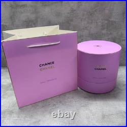 Used CHANCE CHANEL Limited Pink Rechargeable Music Box without 100ml Perfume