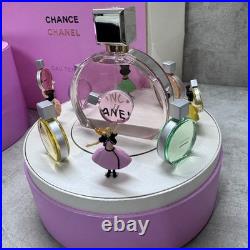 Used CHANCE CHANEL Limited Pink Rechargeable Music Box without 100ml Perfume