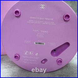 Used CHANCE CHANEL Limited Pink Rechargeable Music Box without 100ml Perfume