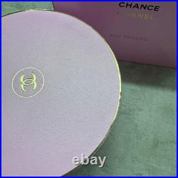 Used CHANCE CHANEL Limited Pink Rechargeable Music Box without 100ml Perfume