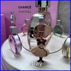 Used CHANCE CHANEL Limited Pink Rechargeable Music Box without 100ml Perfume