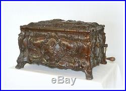 VERY RARE ROCOCO SYMPHONION MUSIC BOX withCHRISTMAS DISK WE SHIP