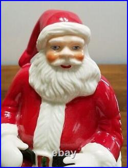 VILLEROY & BOCH Christmas Toys Memories Music Box Santa Claus Porcelain A+