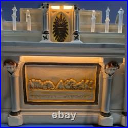 VINTAE GLOLITE SWISS LAST SUPPER CHRISTMAS CHURCH ALTAR Very RARE