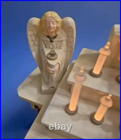 VINTAE GLOLITE SWISS LAST SUPPER CHRISTMAS CHURCH ALTAR Very RARE