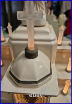 VINTAE GLOLITE SWISS LAST SUPPER CHRISTMAS CHURCH ALTAR Very RARE